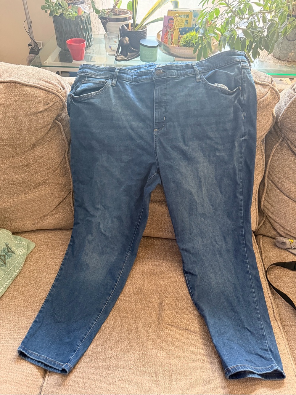 Sonoma Women’s Skinny Jeans in Dark Blue Denim